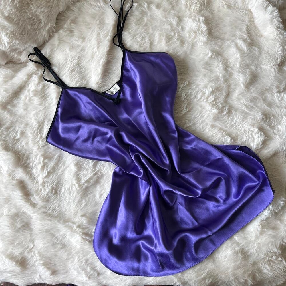 American-vintage Women's Purple Slip Dress